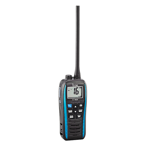 M25 VHF Marine Handheld Transceiver Radio | Float 'N Flash, Marine Blue